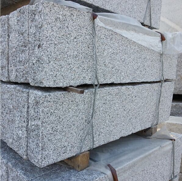 White granite tile_hot for cubes_ pavings_ steps_ landscape